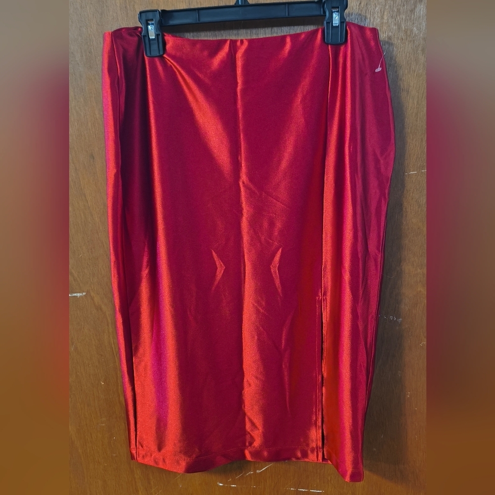 Soho Scarlet Midi Skirt